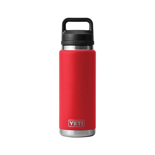 YETI RAMBLER 26 OZ BOTTLE CHUG RESCUE RED V2